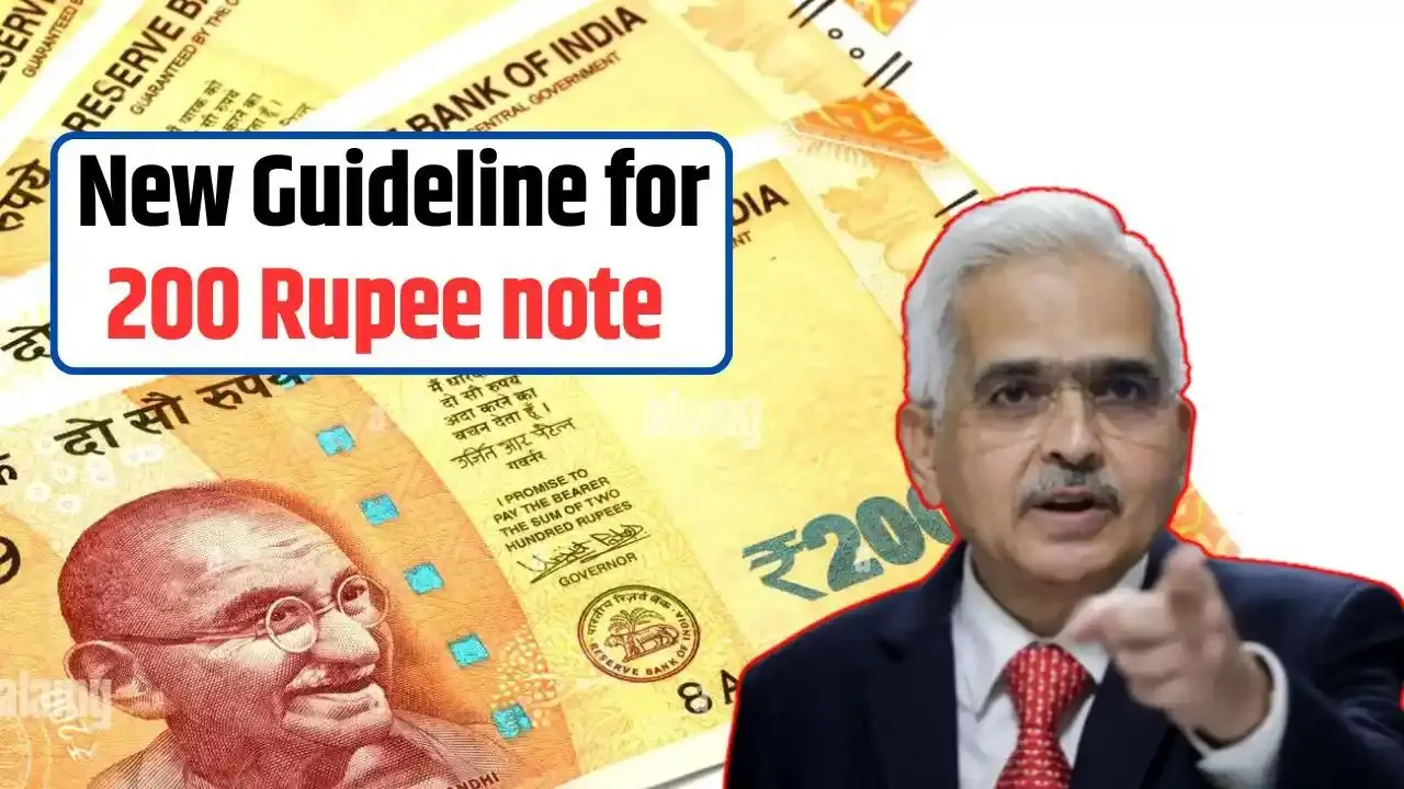 RBI Issues New Guidelines for ₹200 Notes